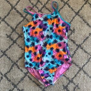 Speedo Kids One Piece Swimsuit - Blue, Orange, Pink